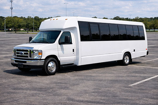 25-passenger minibus available for charter in Charlotte, NC