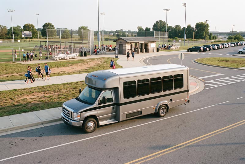 Sports Team Minibus Rentals in Charlotte, NC