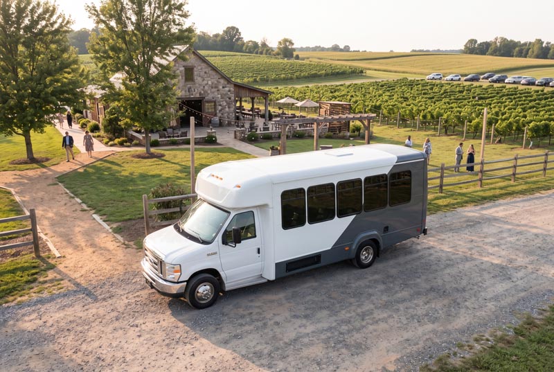 Wedding Shuttle Bus Services in Charlotte, NC